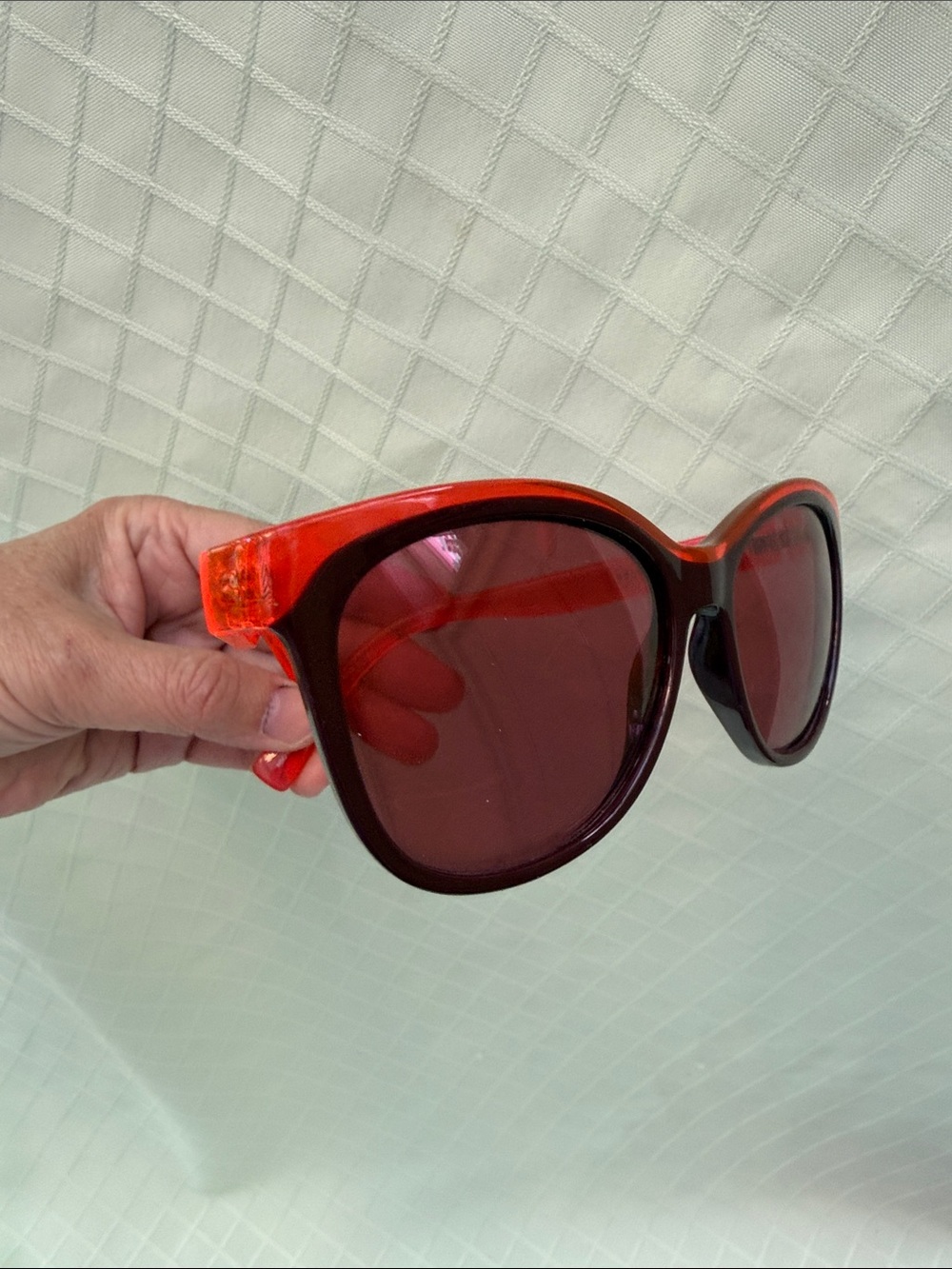 Vintage Marc by Marc Jacobs Orange Women's Oversized Fashion Sunglasses